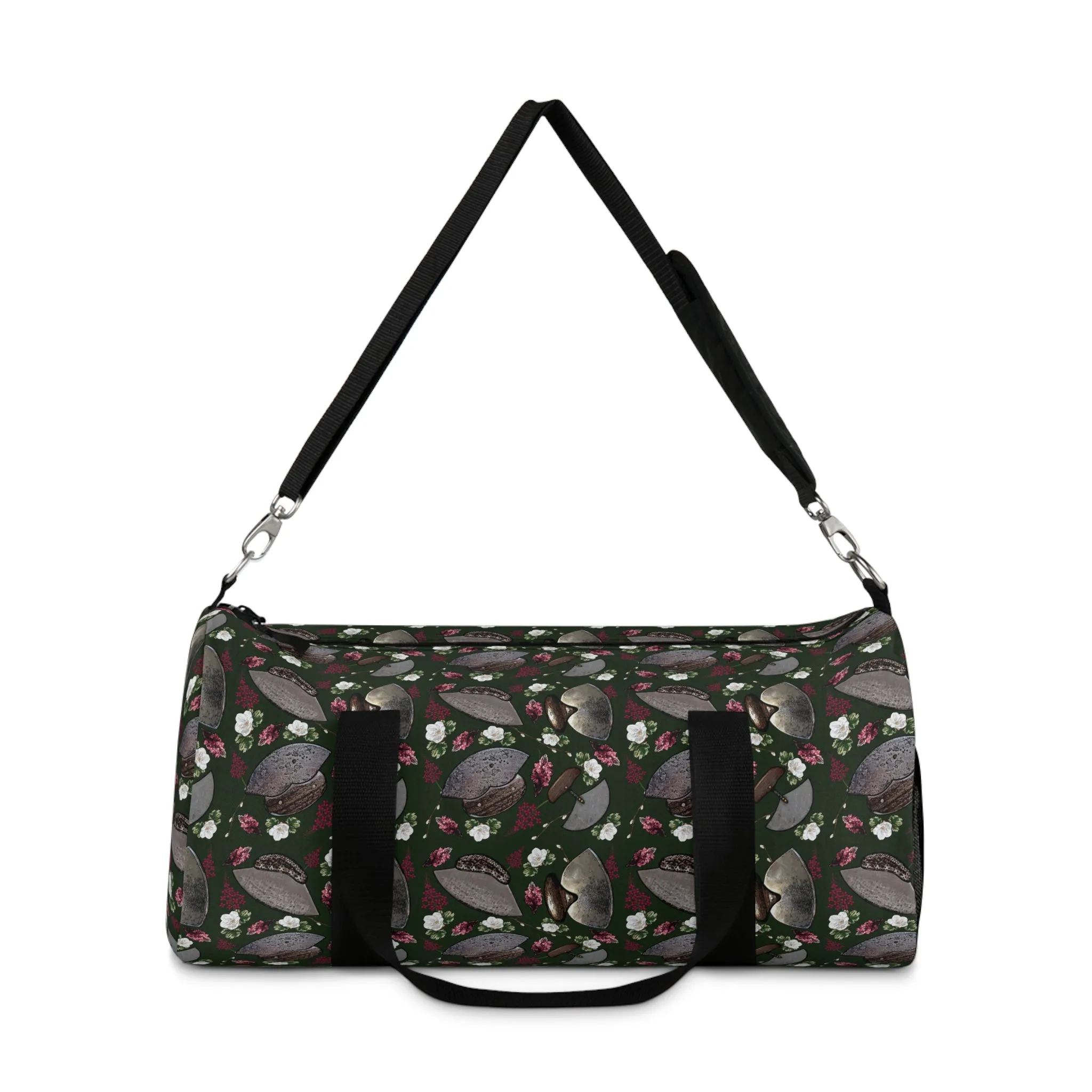 Vintage Hedgehog Floral Duffel Bag - Trendy and Stylish Travel Companion