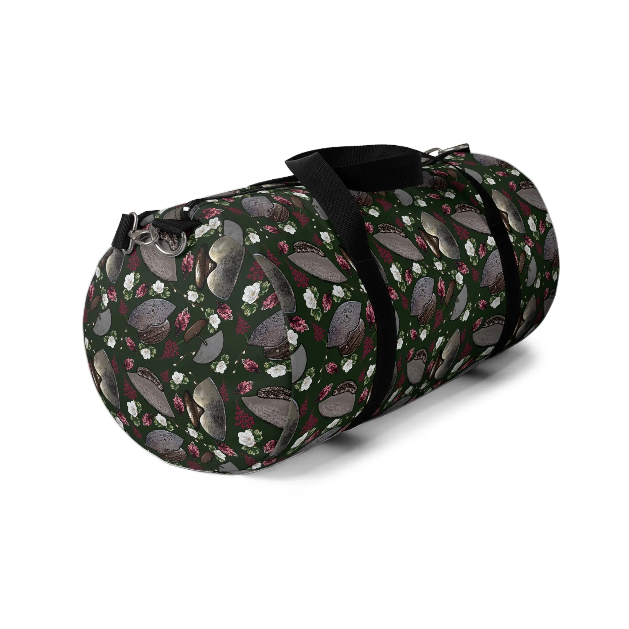 Vintage Hedgehog Floral Duffel Bag - Trendy and Stylish Travel Companion