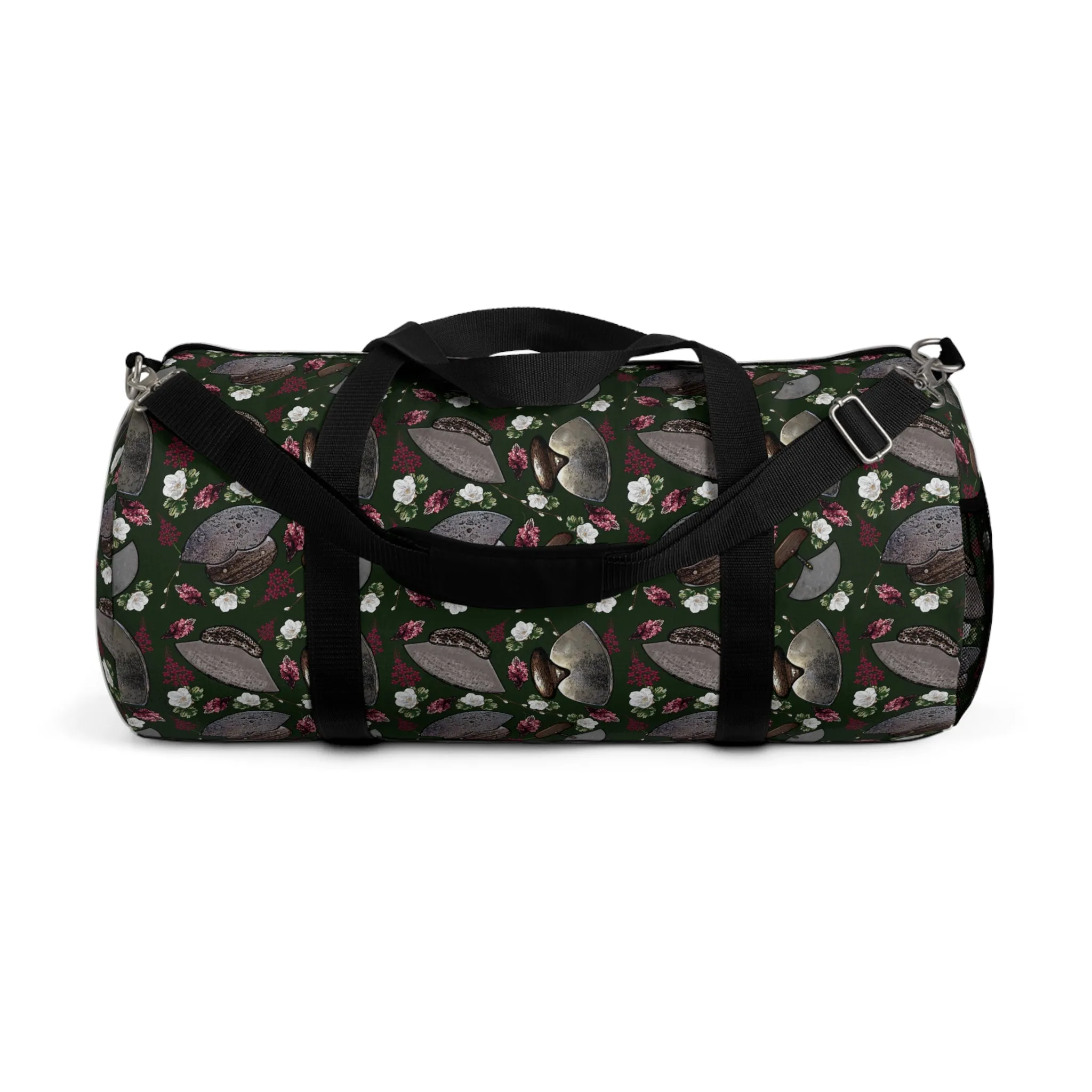 Vintage Hedgehog Floral Duffel Bag - Trendy and Stylish Travel Companion