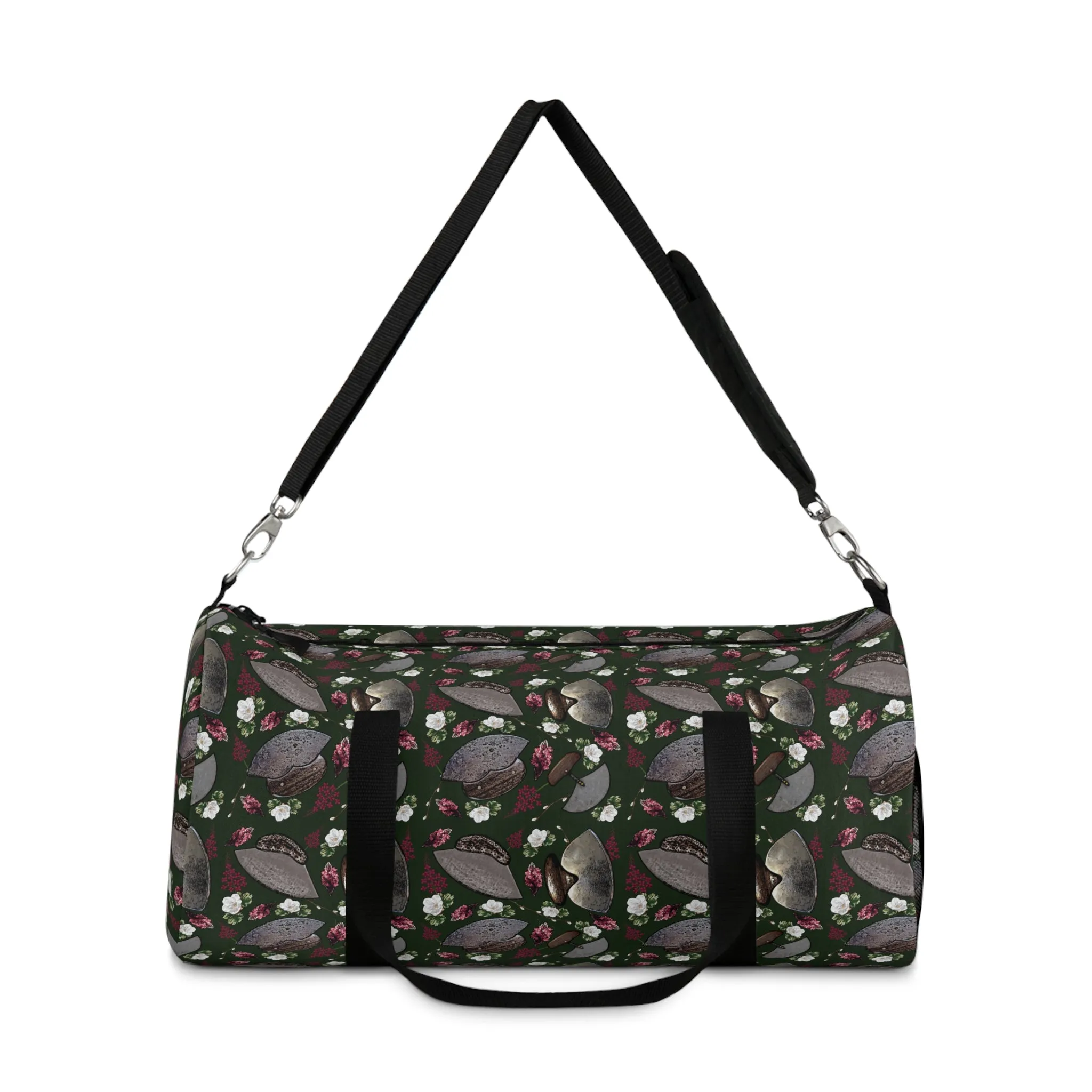 Vintage Hedgehog Floral Duffel Bag - Trendy and Stylish Travel Companion