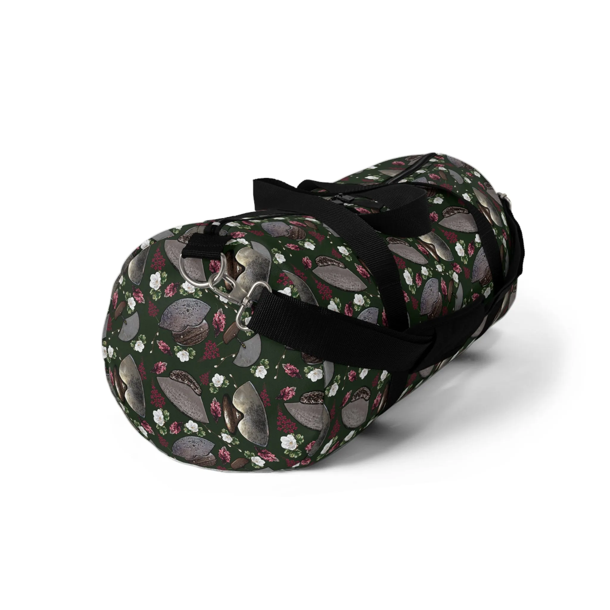 Vintage Hedgehog Floral Duffel Bag - Trendy and Stylish Travel Companion