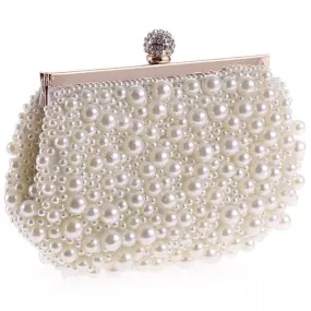 Vintage Soft Pearl Clutch