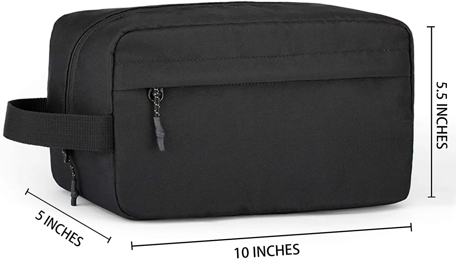 Vorspack Toiletry Bag Hanging Dopp Kit for Men Water Resistant Shaving Bag with Large Capacity for Travel - Grey