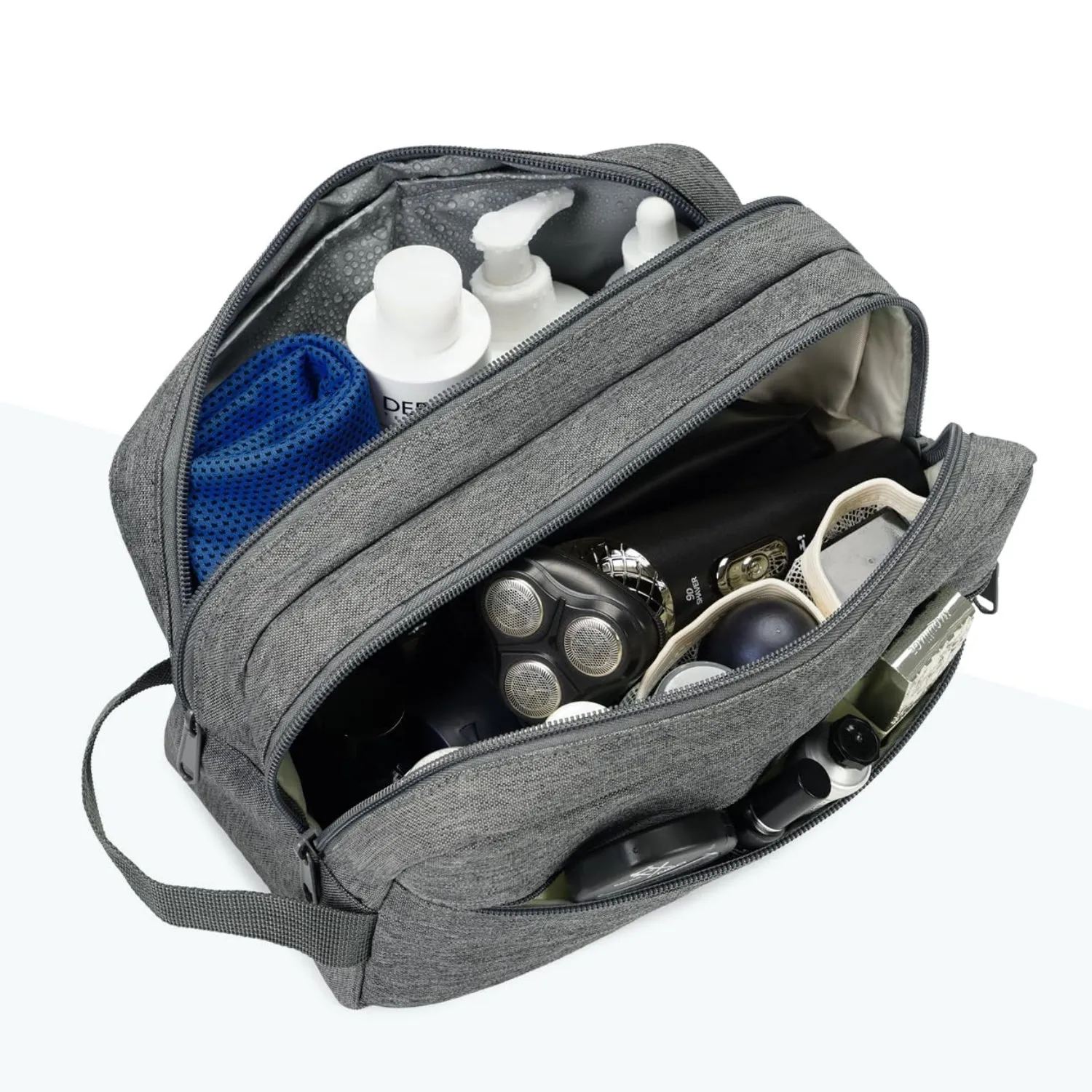 WANDF Hanging Dopp Kit Toiletry Bag with Wet Compartment  - WF5090