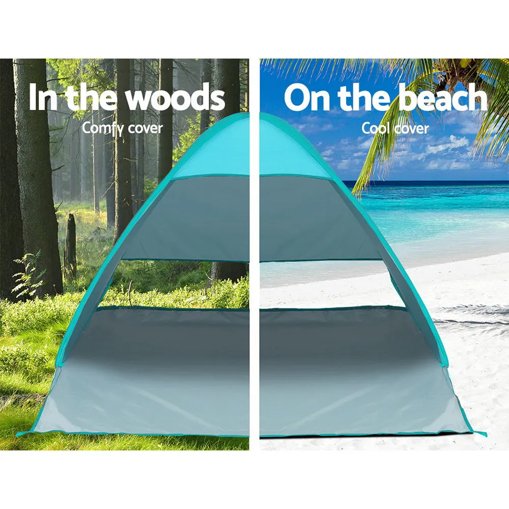 Weisshorn Pop Up Beach Tent 3 Person