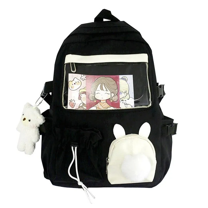 Wenkouban 2022 Buckle Badge Women's Backpack