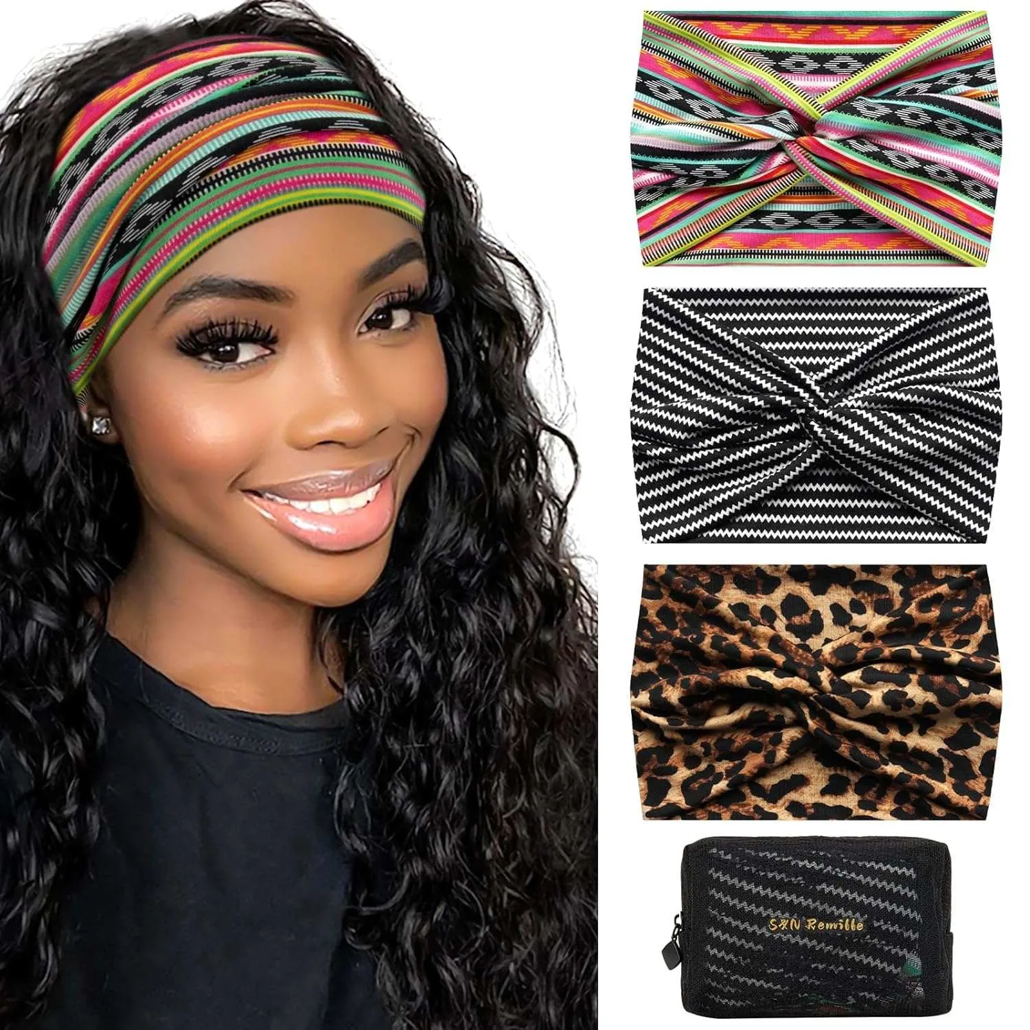 Wide Boho Headbands for Women