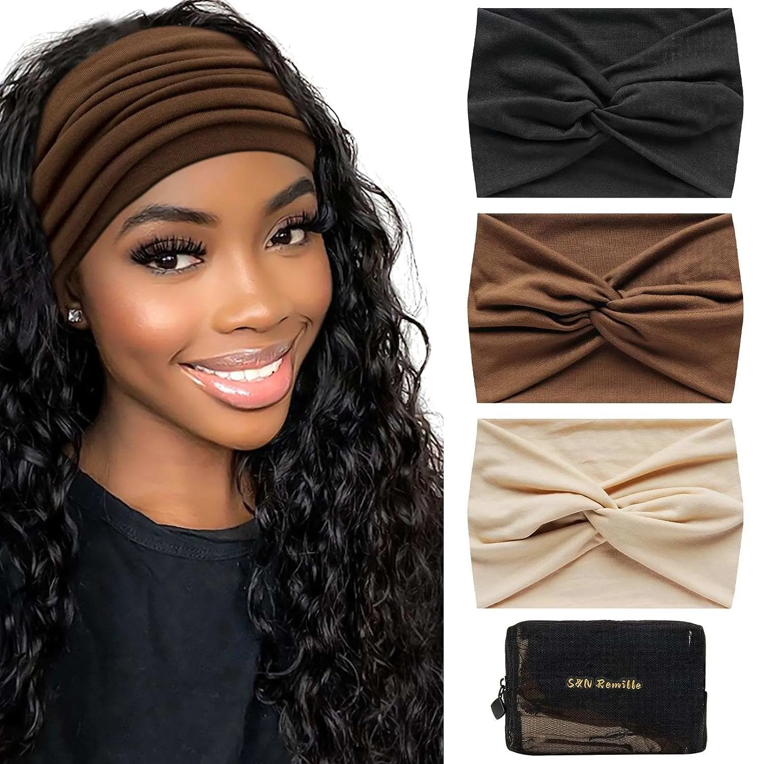 Wide Boho Headbands for Women