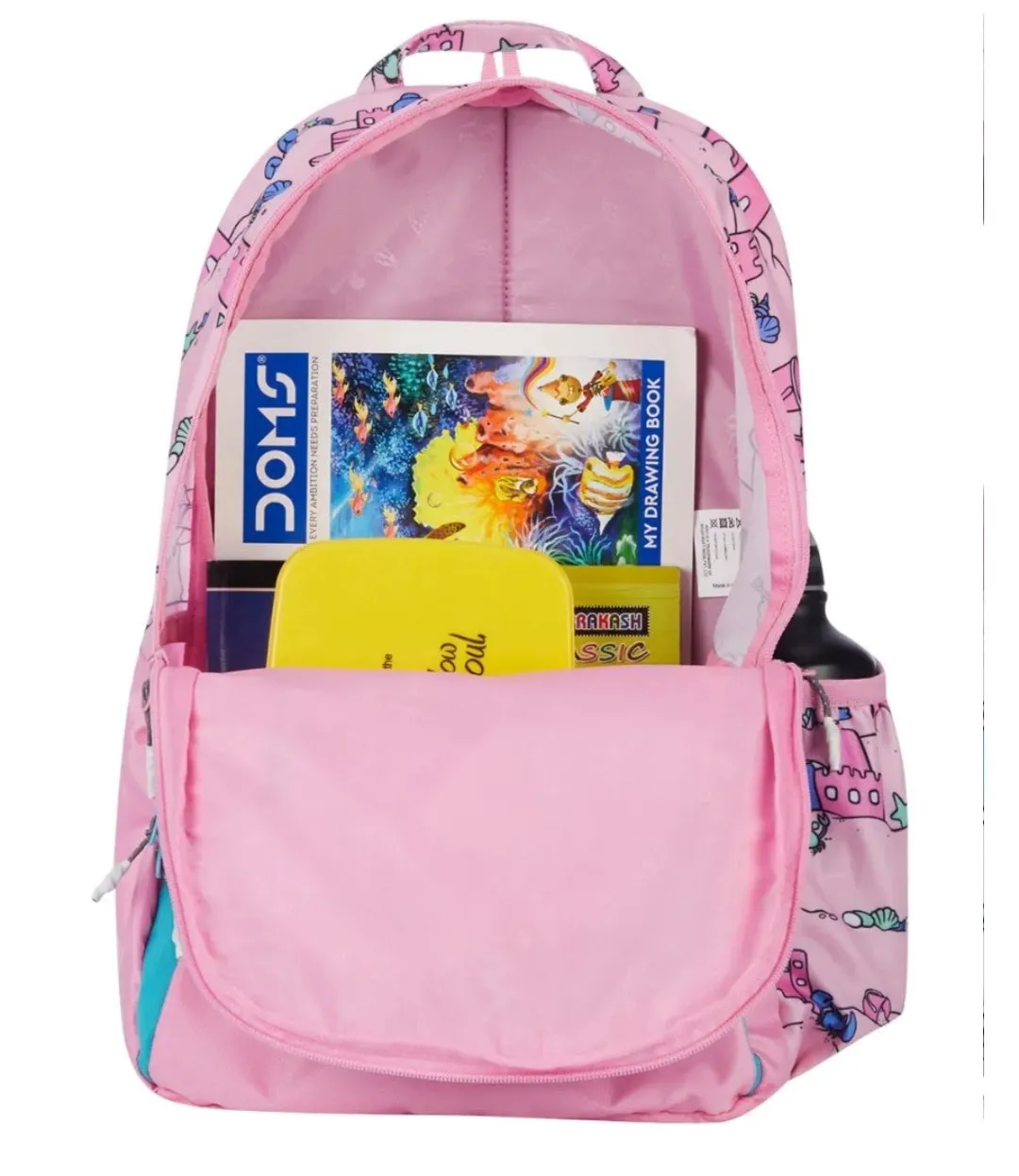 Wildcraft wiki champ 5 sandcastle pink school bag | backpack