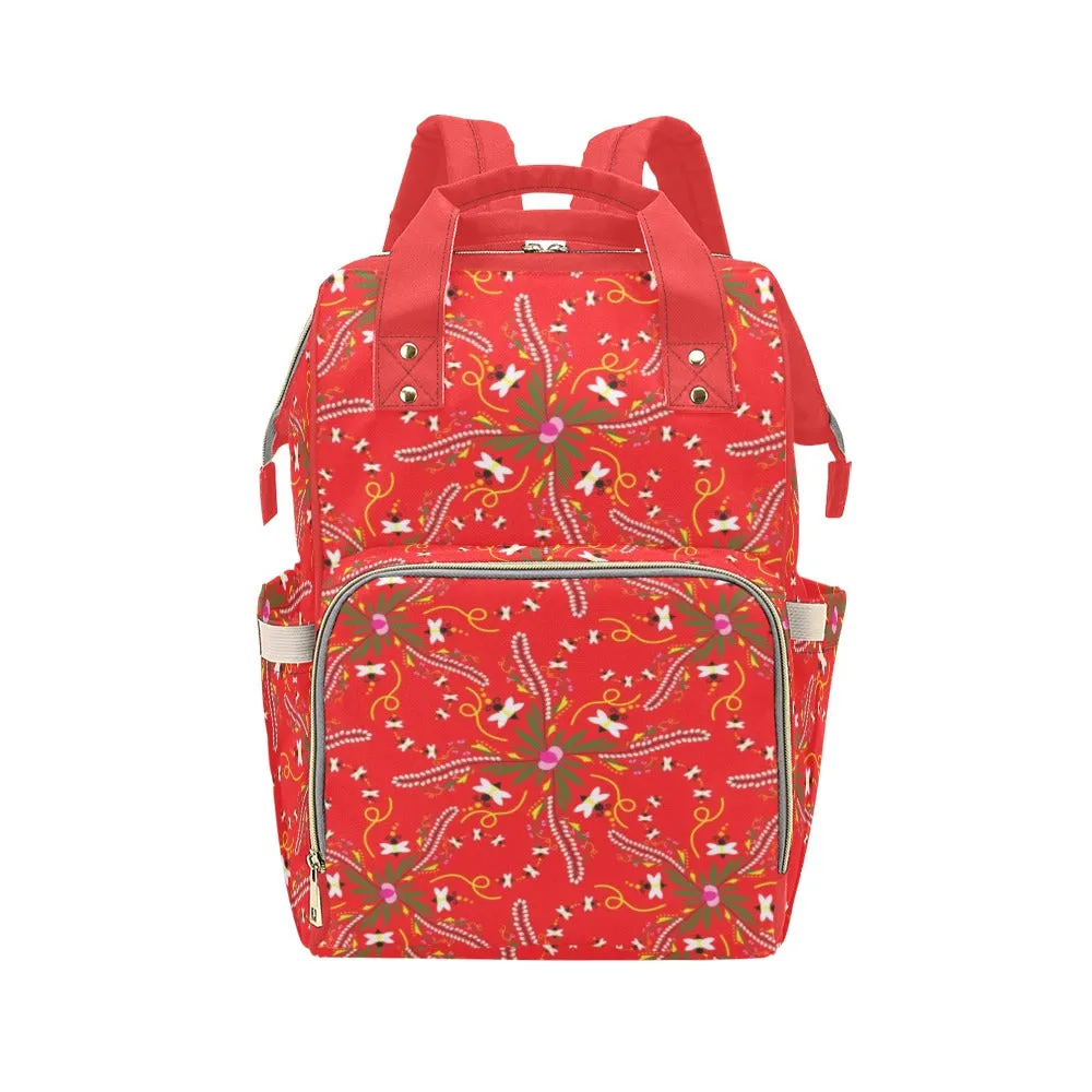 Willow Bee Cardinal Multi-Function Diaper Backpack/Diaper Bag