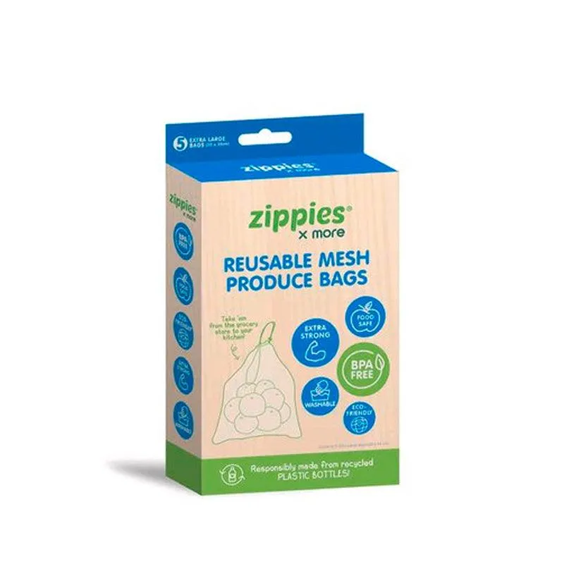 Zippies Reusable Mesh Bags 5s